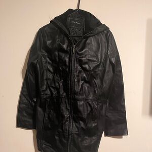 Nine West Black Satin Lined Coat